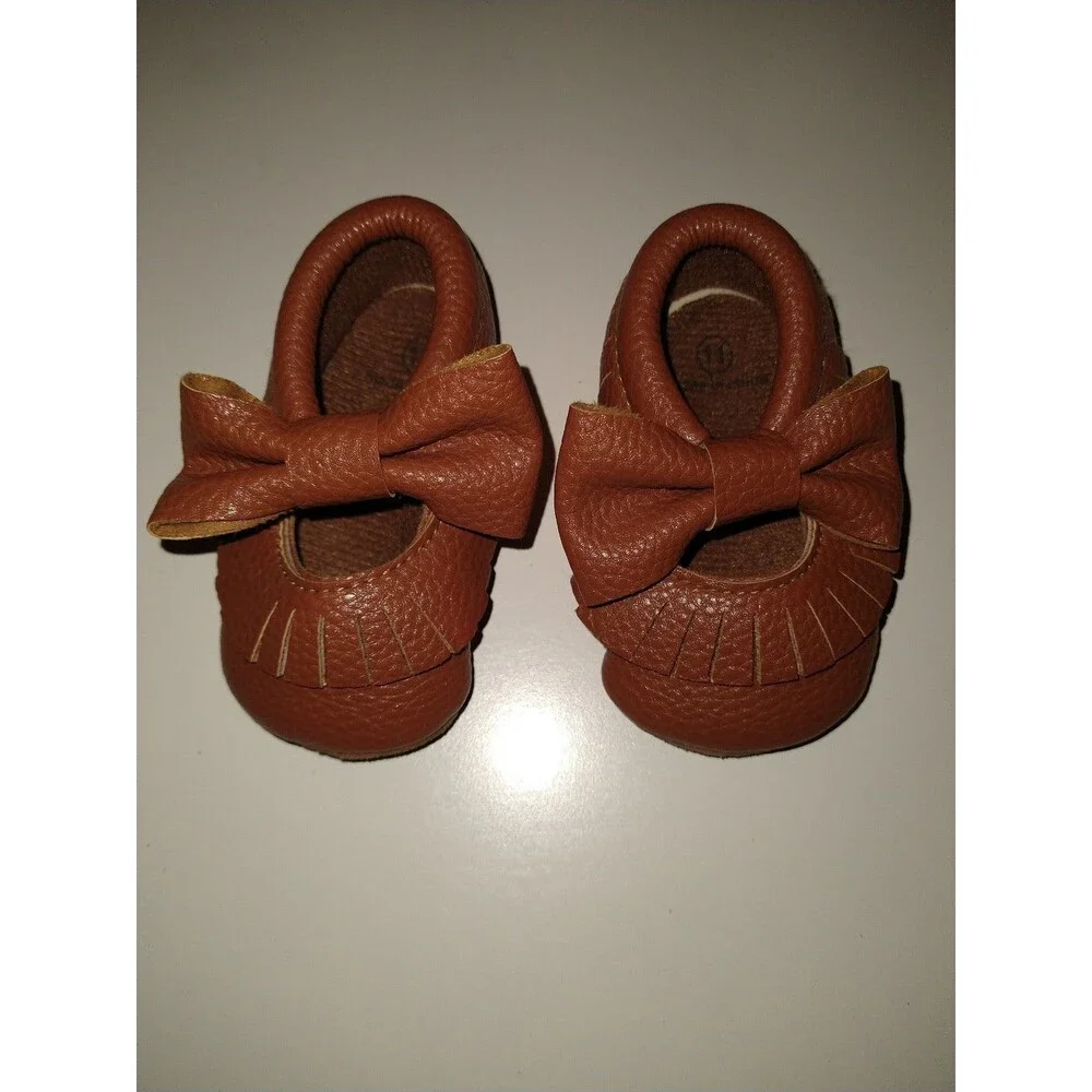Baby Girl Moccasins - Size 11